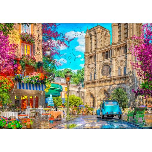Puzzle Bluebird Tarde En Notre Dame de 1000 Piezas