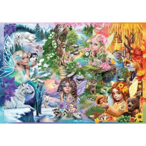 Puzzle Bluebird Una Estación de Hadas 1000 Piezas