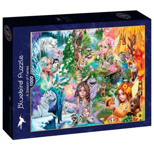 Puzzle Bluebird Una Estación de Hadas 1000 Piezas