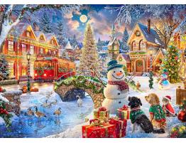 Puzzle Bluebird Villa Navidad 500 Piezas
