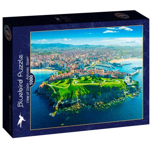 Puzzle Bluebird Vista De Gijón, Asturias, España 1000 Piezas