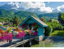 Puzzle Bluebird Vista del Lago De Annecy de 500 Piezas