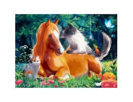 Puzzle Brain Tree Encuentro de Animales de 1000 Piezas