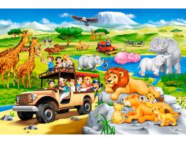 Puzzle Castorland Aventura Safari XXL de 40 Piezas