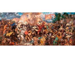 Puzzle Castorland Batalla de Grunwald, Jan Matejko de 600 Pzs