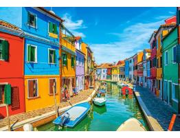 Puzzle Castorland Colores de Burano, Italia de 1000 Pzs