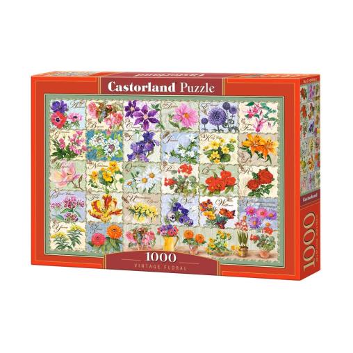Puzzle Castorland Flores Vintage de 1000 Piezas