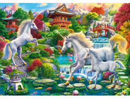 Puzzle Castorland Jardín de Unicornios de 260 Piezas