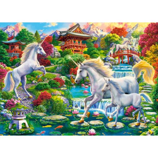 Puzzle Castorland Jardín de Unicornios de 260 Piezas