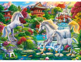 Puzzle Castorland Jardín de Unicornios de 300 Piezas