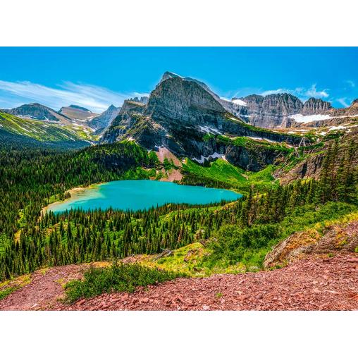 Puzzle Castorland Lago Grinnell, Parque Nacional Glaciar de 3000