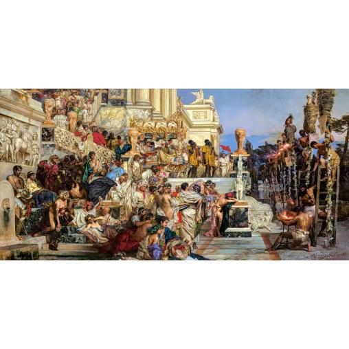Puzzle Castorland Las Antorchas De Nerón de 4000 Piezas