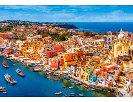 Puzzle Castorland Marina Corricella, Italia de 1500 Piezas