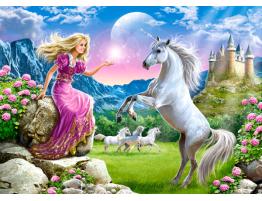 Puzzle Castorland Mi Amigo Unicornio de 180 Piezas