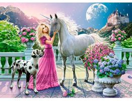 Puzzle Castorland Mi Amigo Unicornio de 300 Piezas