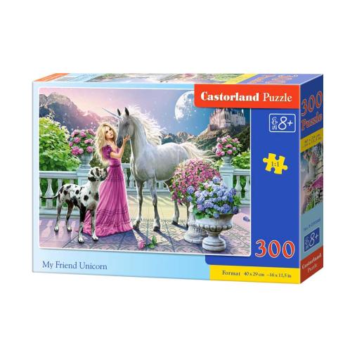 Puzzle Castorland Mi Amigo Unicornio de 300 Piezas
