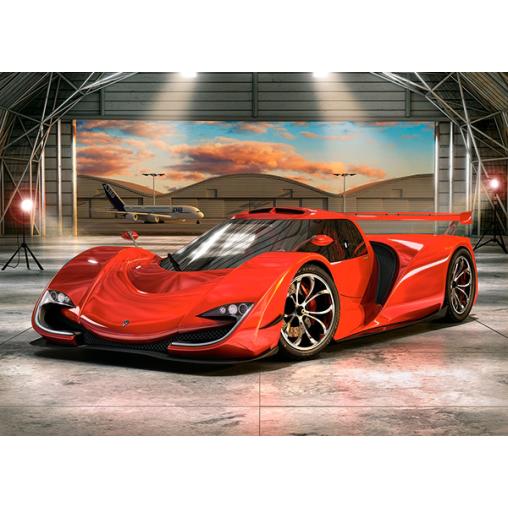Puzzle Castorland Prototipo en Hangar de 60 Piezas