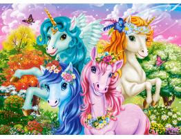 Puzzle Castorland Selfie de Lindos unicornios de 70 Pzs