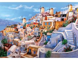 Puzzle Cherry Pazzi Color de Santorini de 1000 Piezas