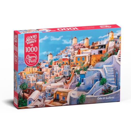 Puzzle Cherry Pazzi Color de Santorini de 1000 Piezas