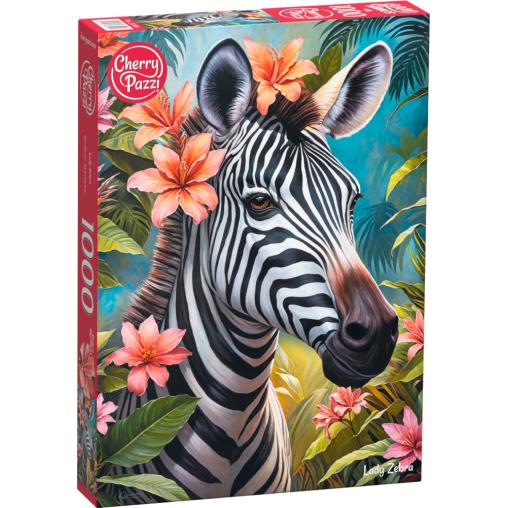 Puzzle Cherry Pazzi Lady Cebra de 1000 Piezas