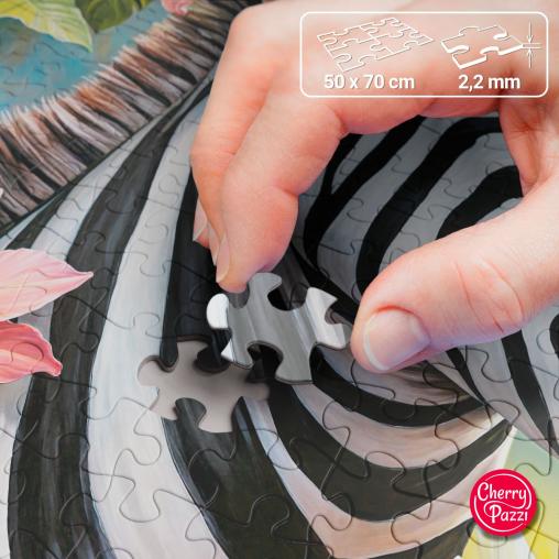 Puzzle Cherry Pazzi Lady Cebra de 1000 Piezas