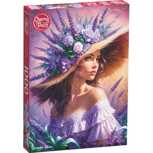Puzzle Cherry Pazzi Musa de la Lavanda de 1000 Piezas