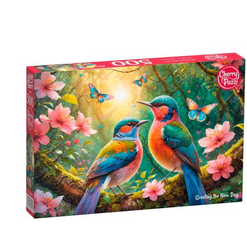 Puzzle Cherry Pazzi Saludando al Nuevo Día de 500 Piezas