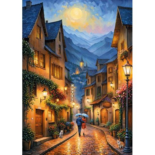 Puzzle Cherry Pazzi Un Paseo Tranquilo de 1000 Piezas