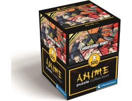 Puzzle Clementoni Anime Cube Chainsaw Man 2 de 500 Pzs