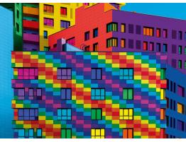 Puzzle Clementoni Bloques Colorboom de 500 Piezas