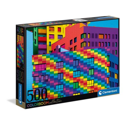 Puzzle Clementoni Bloques Colorboom de 500 Piezas