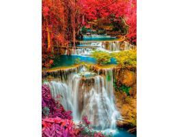 Puzzle Clementoni Cataratas Coloridas Thai de 1000 Piezas