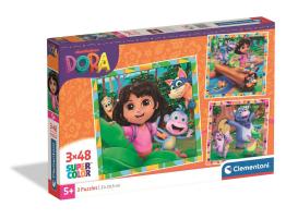 Puzzle Clementoni Dora 3 x 48 Piezas
