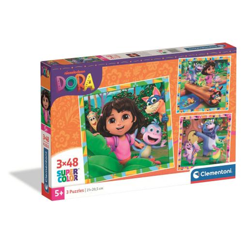Puzzle Clementoni Dora 3 x 48 Piezas