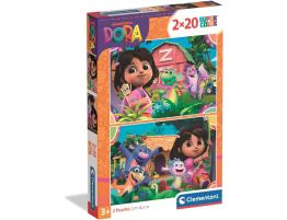 Puzzle Clementoni Dora de 2 x 20 Piezas