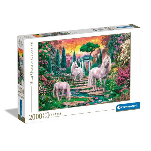 Puzzle Clementoni Jardín de Unicornios de 2000 Piezas