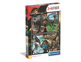 Puzzle Clementoni Jurassic World Rebirth 2 x 60 Piezas