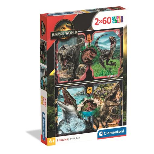 Puzzle Clementoni Jurassic World Rebirth 2 x 60 Piezas