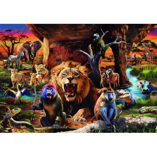 Puzzle Clementoni La Sociedad Tribal de 1500 Piezas
