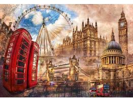 Puzzle Clementoni Londres Vintage de 1500 Piezas