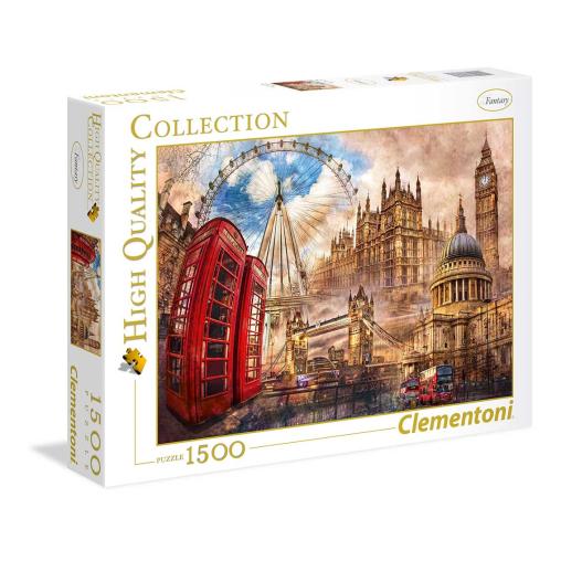 Puzzle Clementoni Londres Vintage de 1500 Piezas