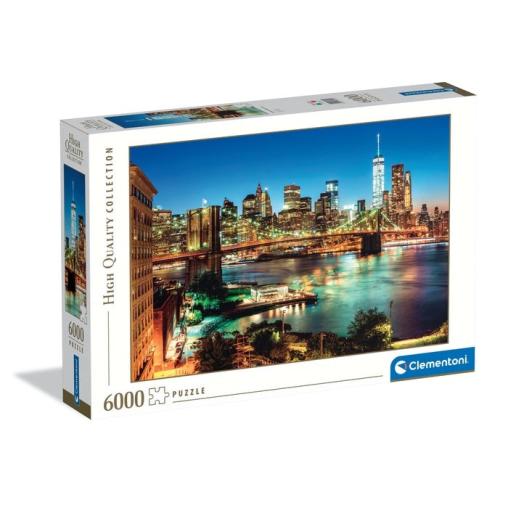 Puzzle Clementoni Luces del Puente de Brooklyn 6000 Piezas