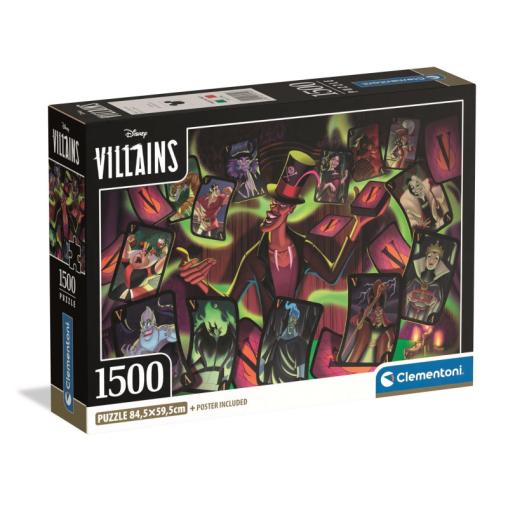 Puzzle Clementoni Lupinos Villanos Disney de 1500 Piezas