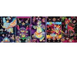 Puzzle  Clementoni Panorama Animales Coloridos Disney 1000 Pzas