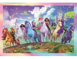 Puzzle Clementoni Unicorn Academy de 104 Piezas