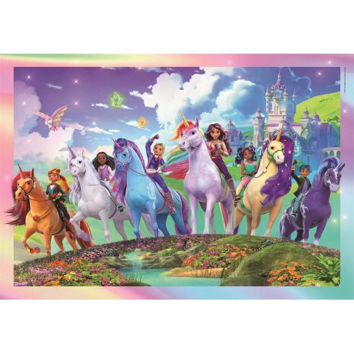 Puzzle Clementoni Unicorn Academy de 104 Piezas