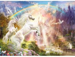 Puzzle Clementoni Unicornios y el Arco Iris de 500 Piezas