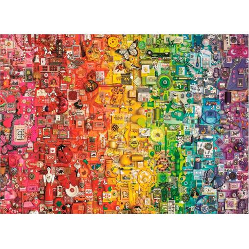 Puzzle Cobble Hill Arcoíris Colorido de 1000 Piezas
