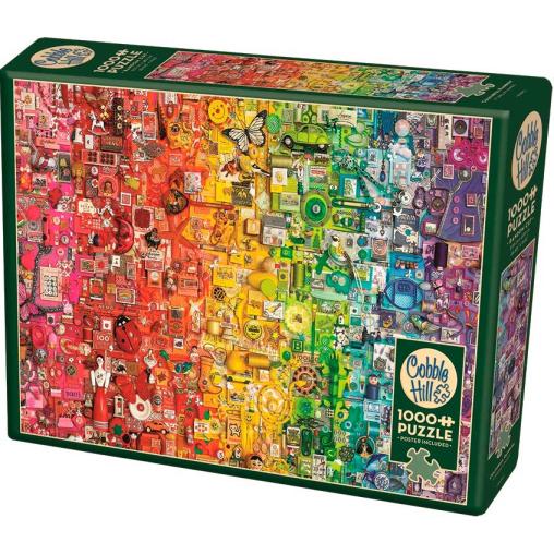 Puzzle Cobble Hill Arcoíris Colorido de 1000 Piezas